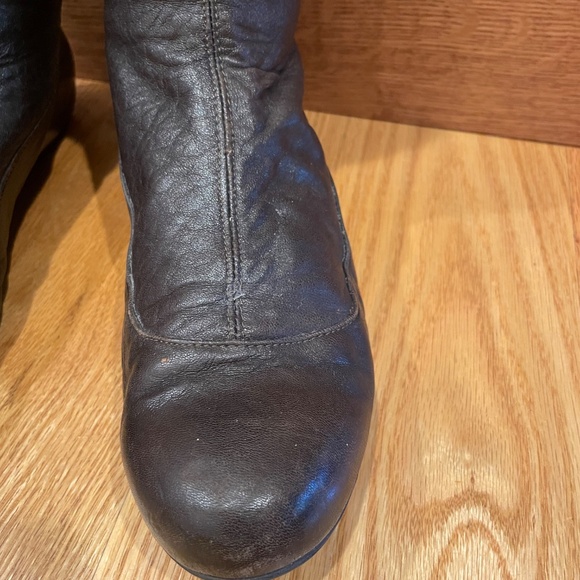 Lanvin Brown Leather Boots 7.5 - Picture 7 of 9